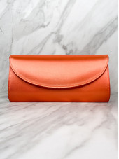 Celina Satin Bag - Tangerine (Rainbow)