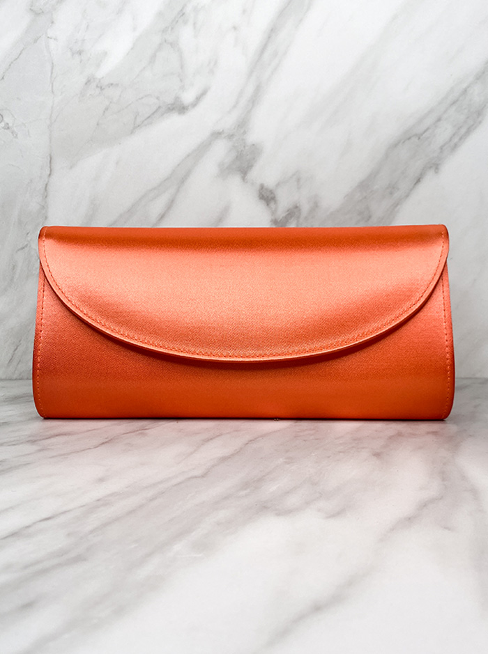 Celina Satin Bag - Tangerine (Rainbow)