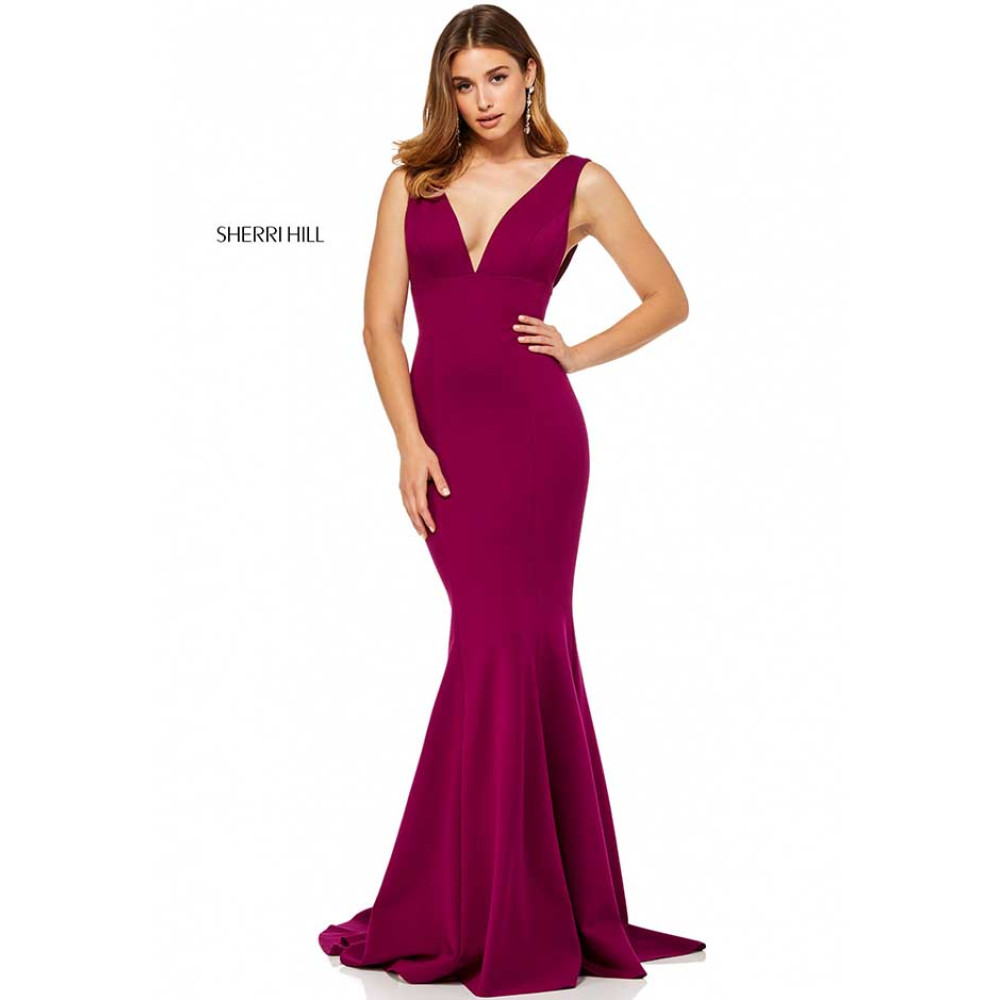 sherri hill plum dress