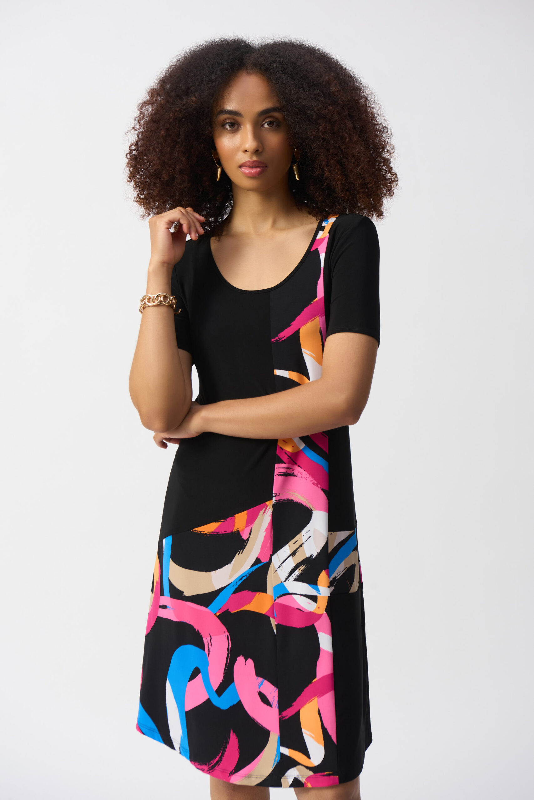 Joseph Ribkoff Top 251147 Black/Multi