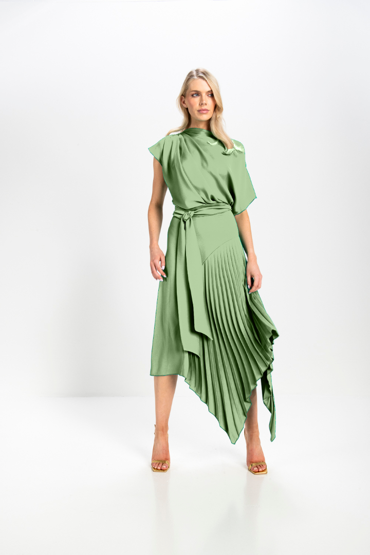 slim fit dress slacks Kevan Jon Kris BRG Dress