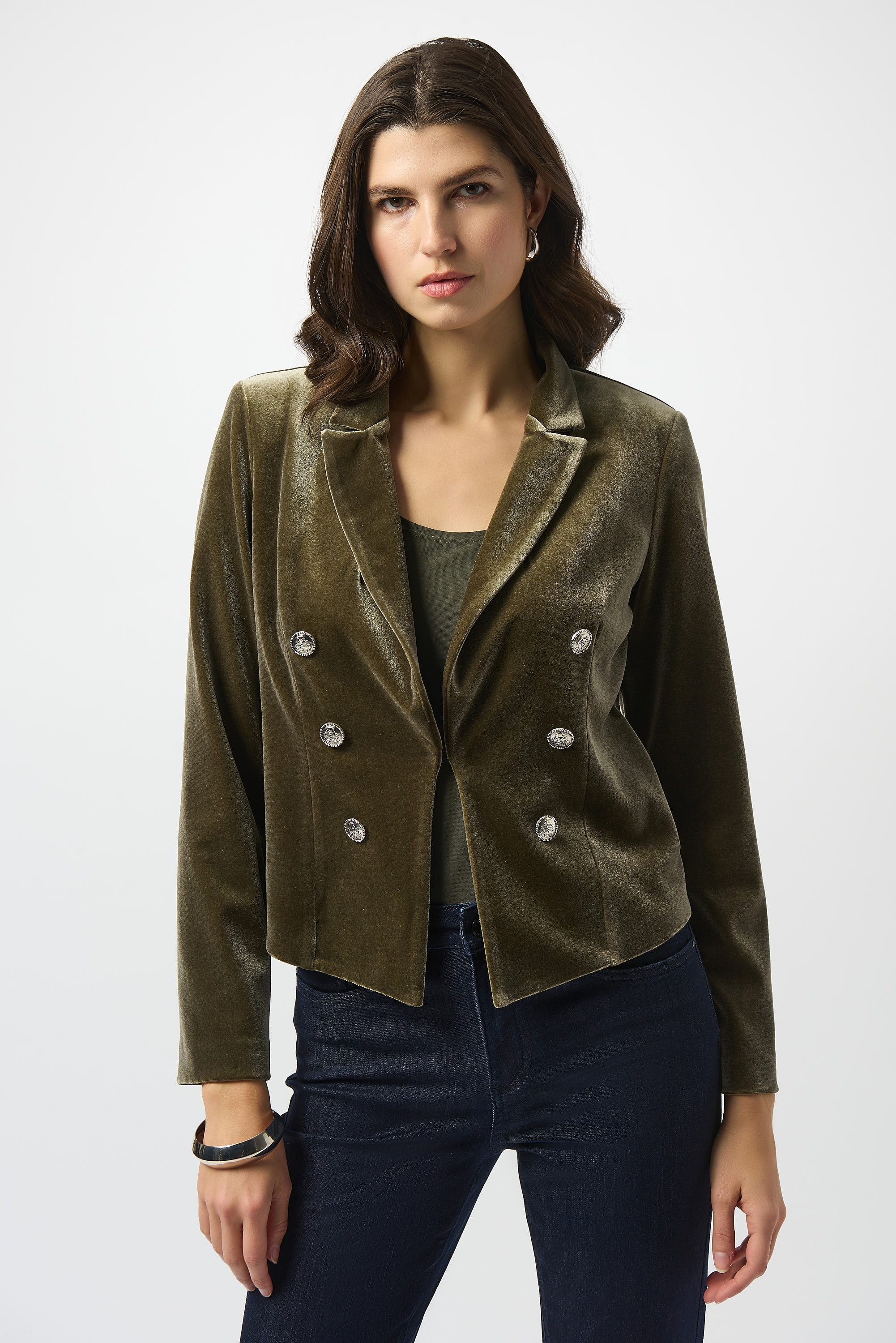 MOKA③ Joseph Ribkoff Blazer 253193 - Khaki - Casual Collection, Outlet