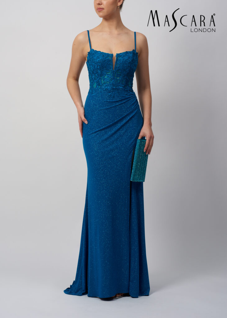 sachin and babi light blue dress Prom Dresses main image 1